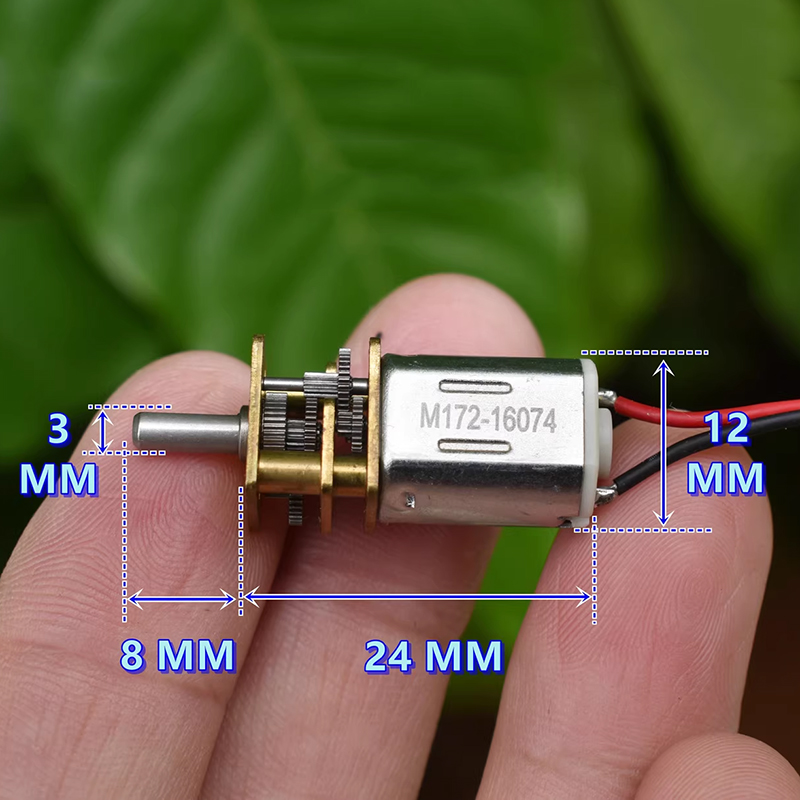Outdoor Adventure Box - GA12-N20 Mini Volledig Metalen Micro Versnellingsbak