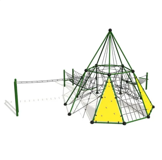 Outdoor Adventure Course - Groot buitenspeelparadijs voor kinderen, commerciële veiligheidsklimparcours,
