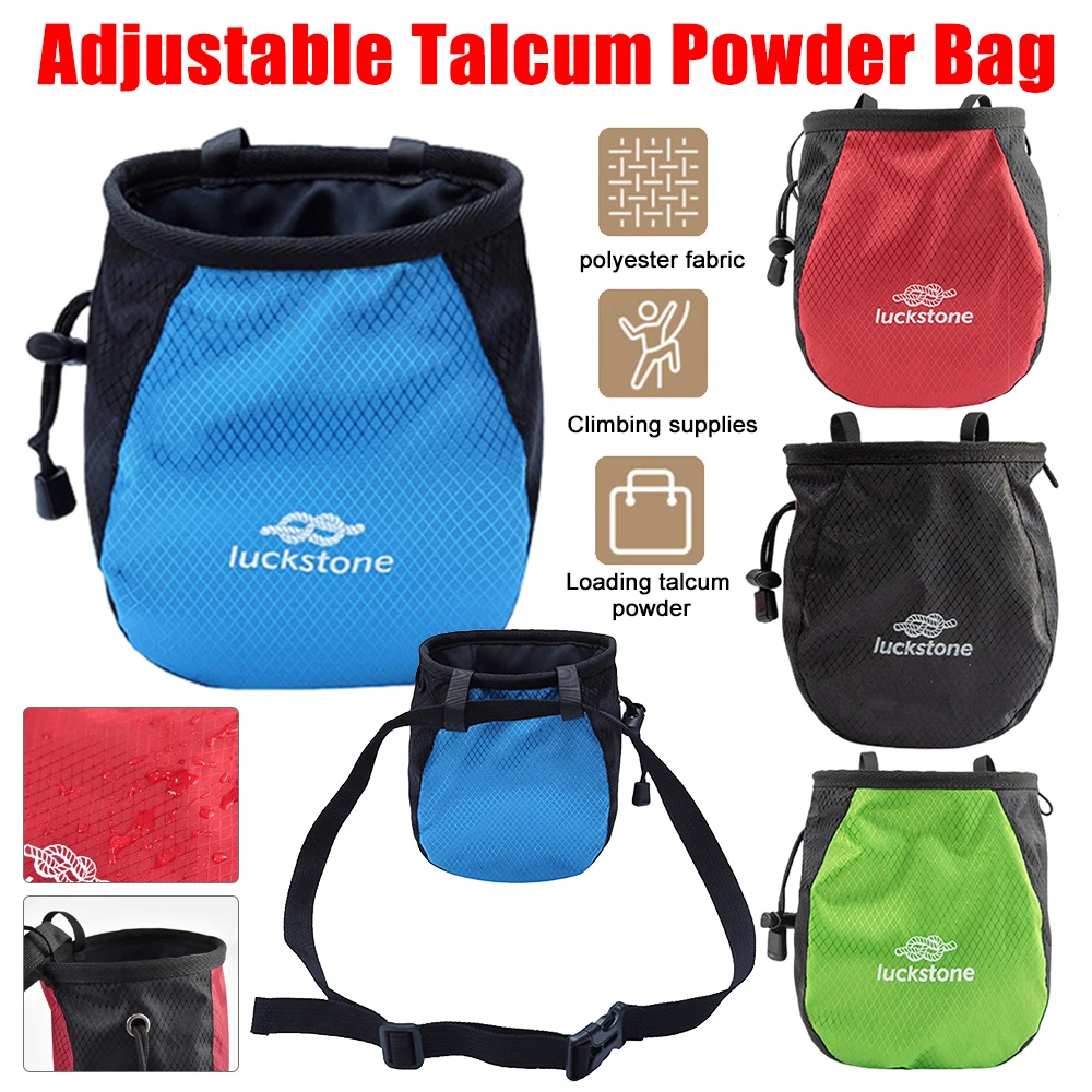 Chalk Bag Bouldering - Magnesiumpoederzak Outdoor waterdichte krijtzakken Verstelbare opslag