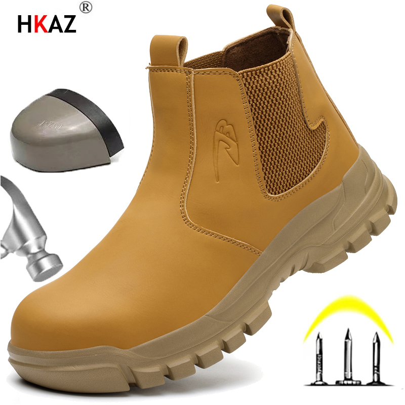Outdoor Adventure Travel - Waterdichte veiligheidswerklaarzen voor heren, schoenen met