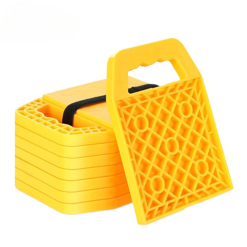 Outdoor Adventures - 4 stuks kampeer- en reiscaravan-niveau blokken,