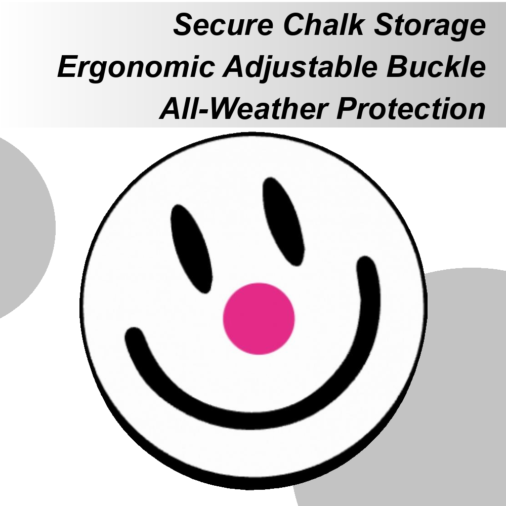Chalk Bag Bouldering - Krijtheuptas voor rotsklimmen Waterdicht Lekvrij Draagbaar