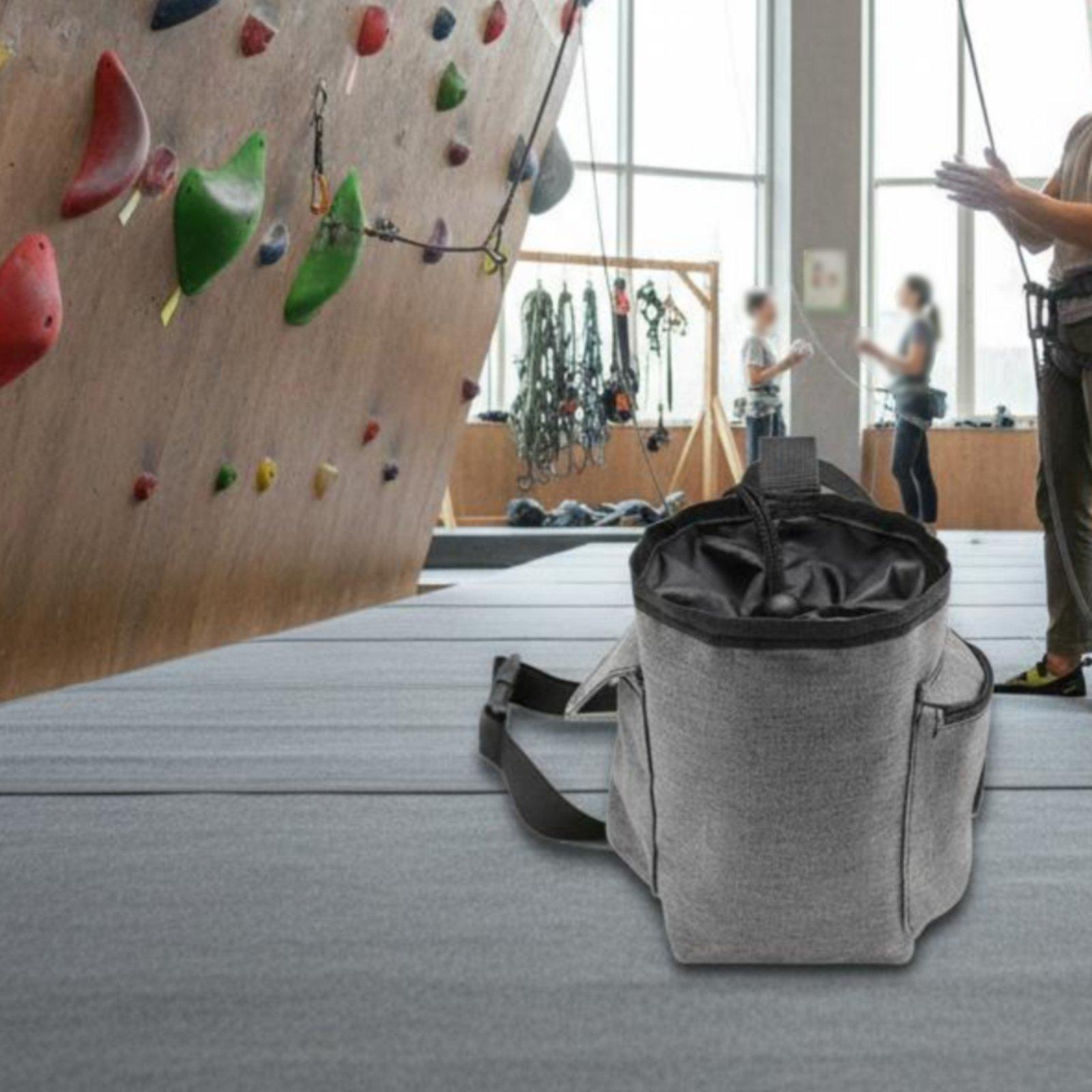 Chalk Bag Bouldering - Bouldering krijtzak met verstelbare riem, klimkrijtzak