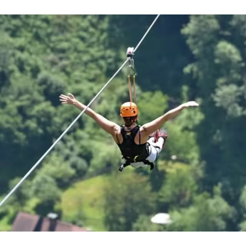 Op maat gemaakte zware jungle- - Outdoor Adventure Zipline recensie en prijs