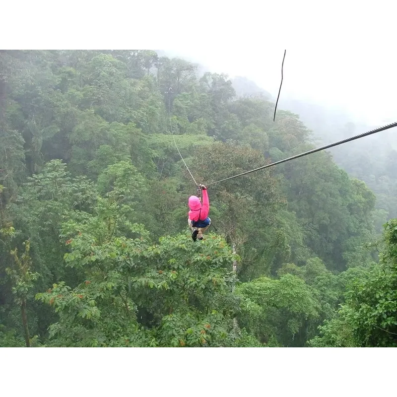 Op maat gemaakte zware jungle- - Outdoor Adventure Zipline recensie en prijs