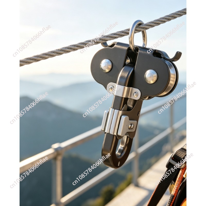 Zwaarbelastbaar dubbel katrols - Outdoor Adventure Zipline recensie en prijs