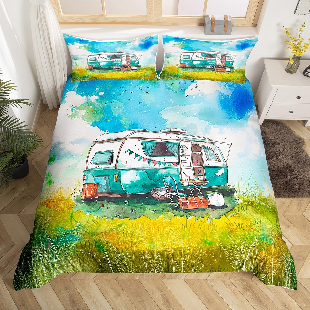 Happy Camping Dekbedovertrek C - Outdoor Adventure America recensie en prijs