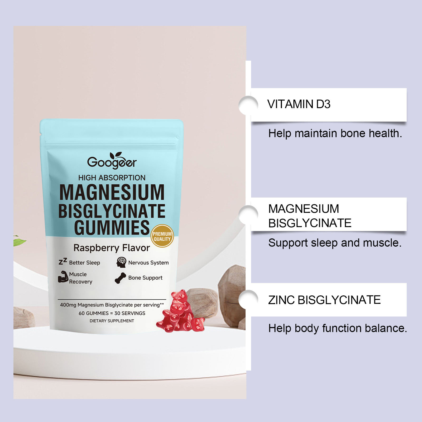 Magnesium Bisglycinate Gummies - Chalk Bag Bouldering recensie en prijs