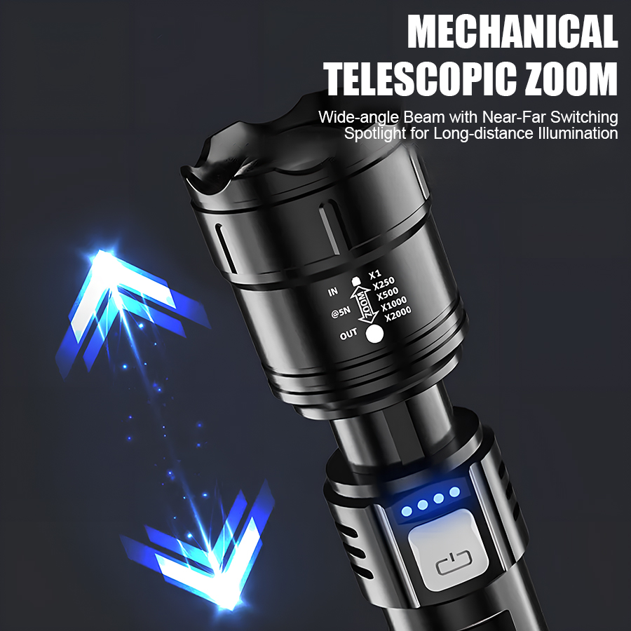 High Power P50 LED-zaklamp USB - Outdoor Adventures recensie en prijs