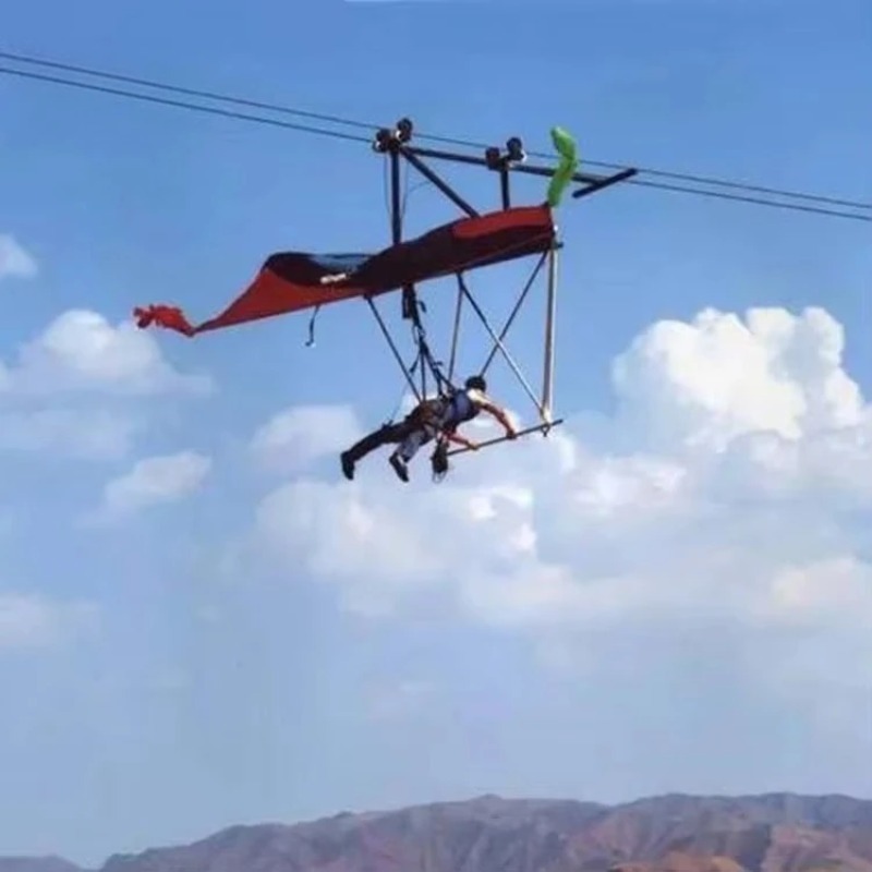 Buitenparcours met glijbaan, z - Outdoor Adventure Zipline recensie en prijs