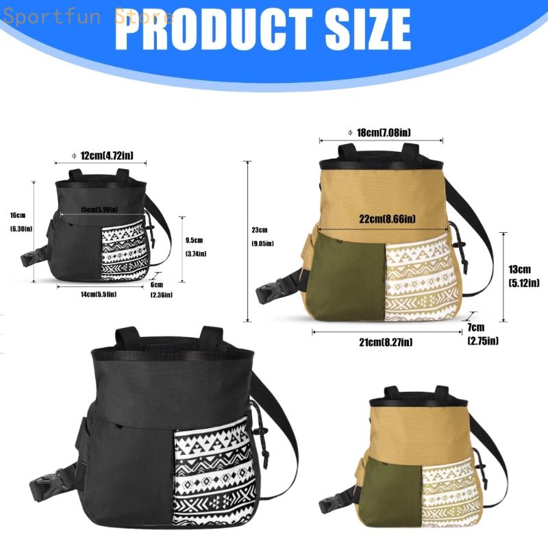 Oxford stoffen rotsklimkrijtza - Chalk Bag Bouldering recensie en prijs